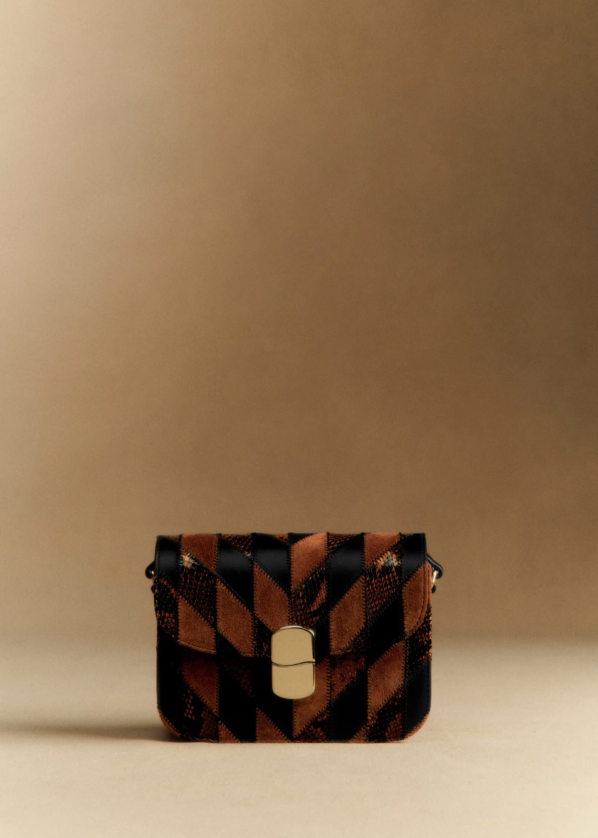 Sac Mini Milo Classique - Choco patchwork