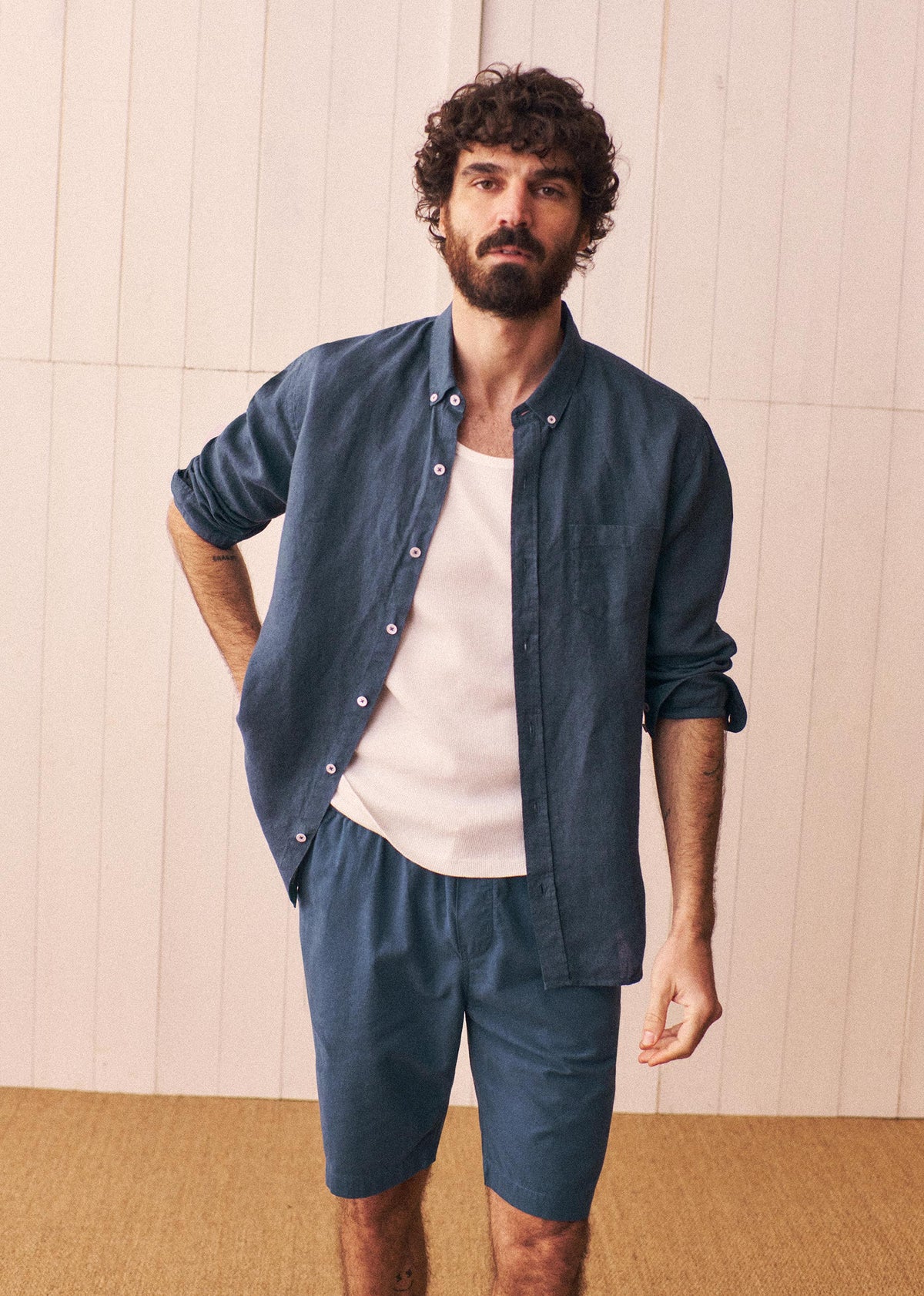 Chemise Charlie Lin - Bleu Nuit