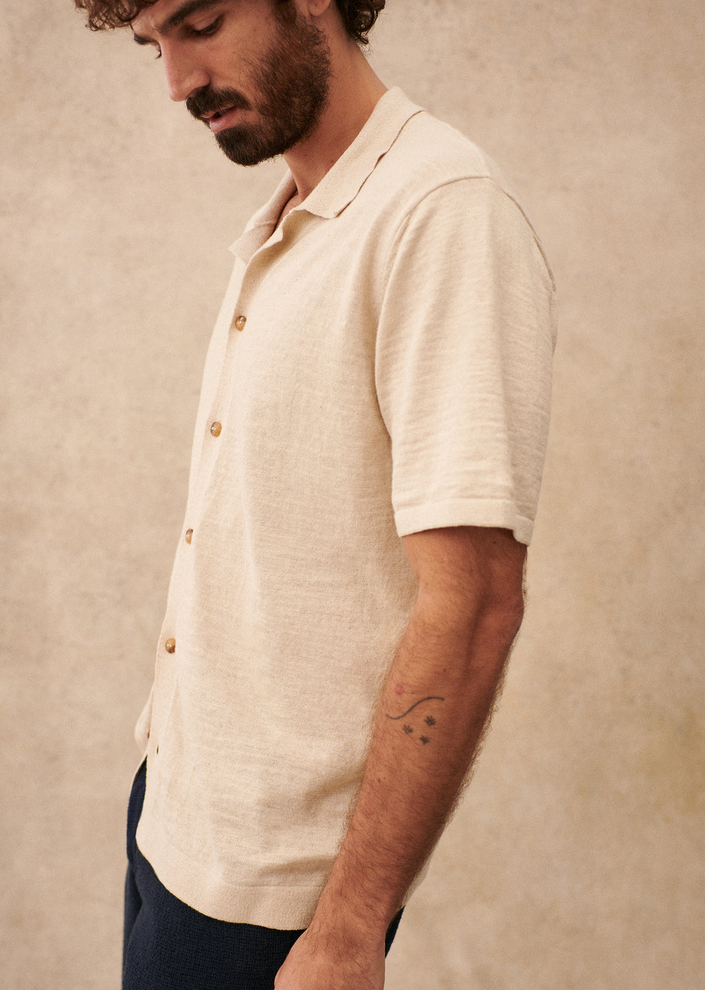 Chemise Maille Jonas - Écru