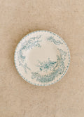 Assiettes creuses anciennes, Fresque - Lot de 4 assiettes creuses - Décor n°17