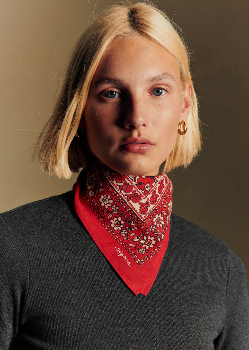 Foulard Gaston - Sara Rouge
