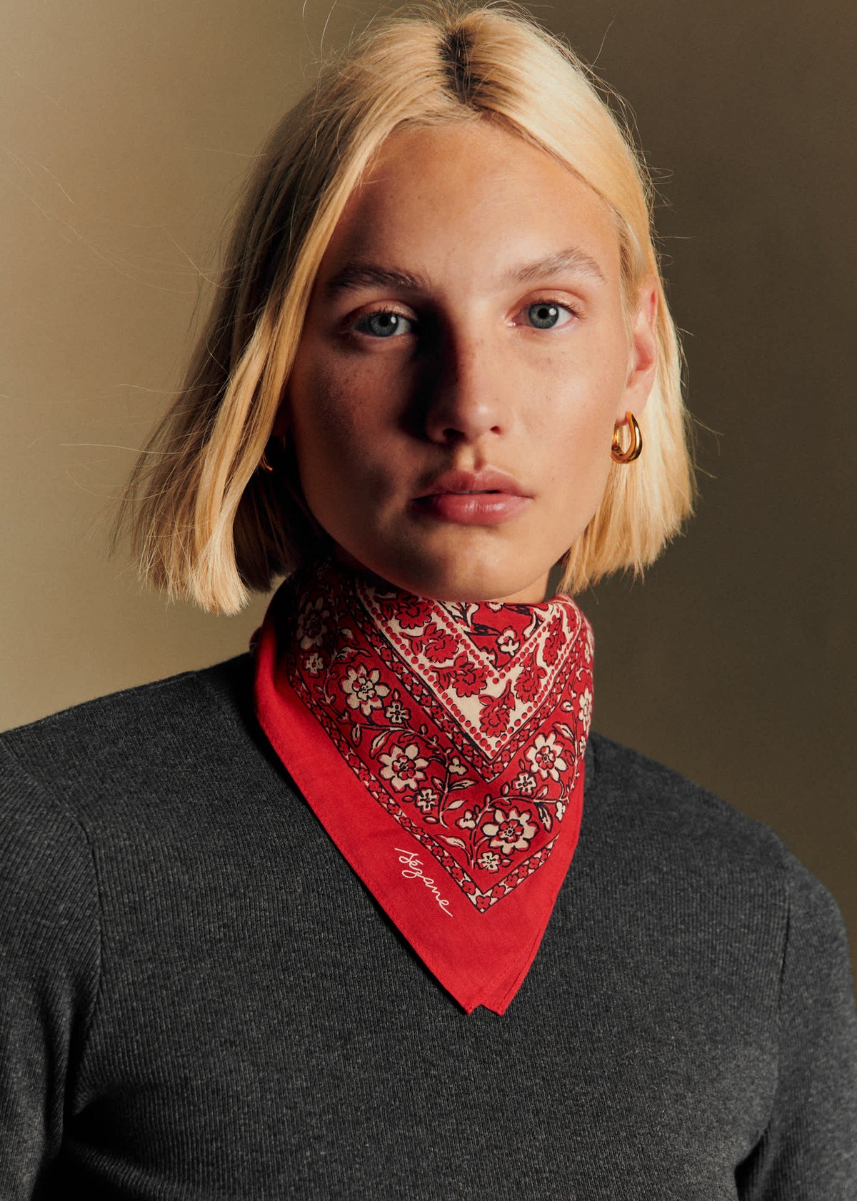 Foulard Gaston - Sara Rouge