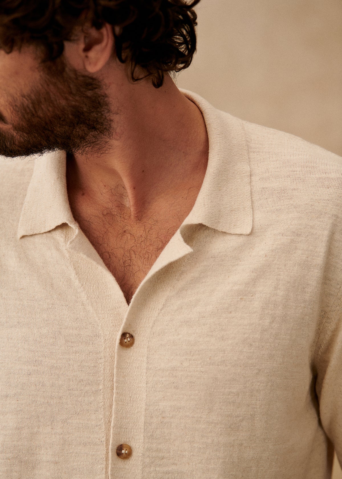 Chemise Maille Jonas - Écru