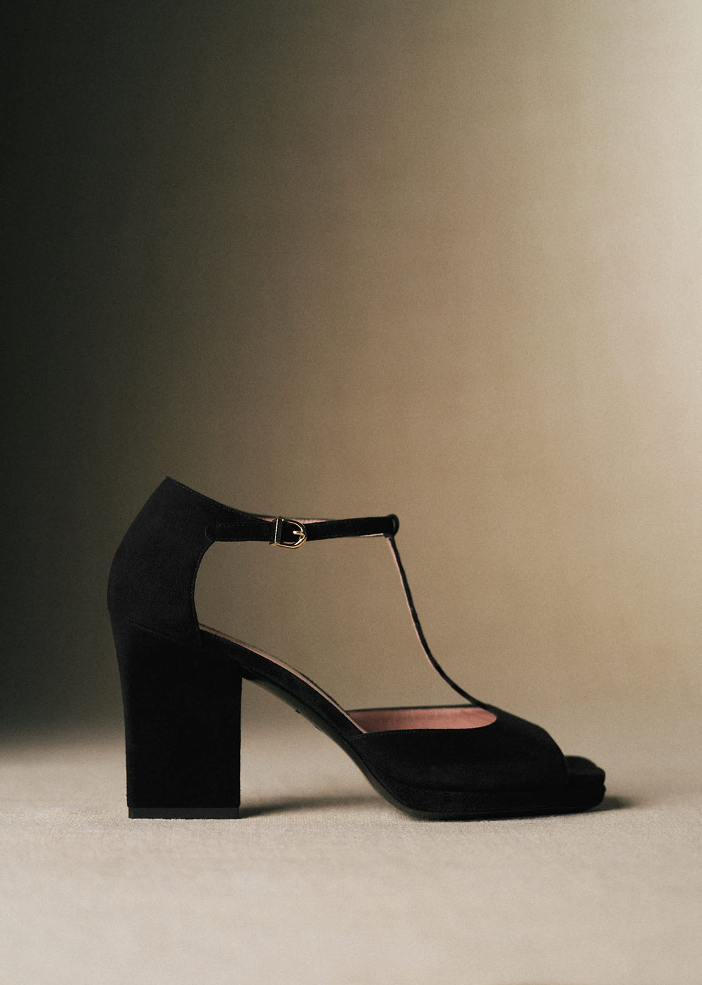 Sandales Hugo - CFM Souliers x Editions Sézane - Velours Noir