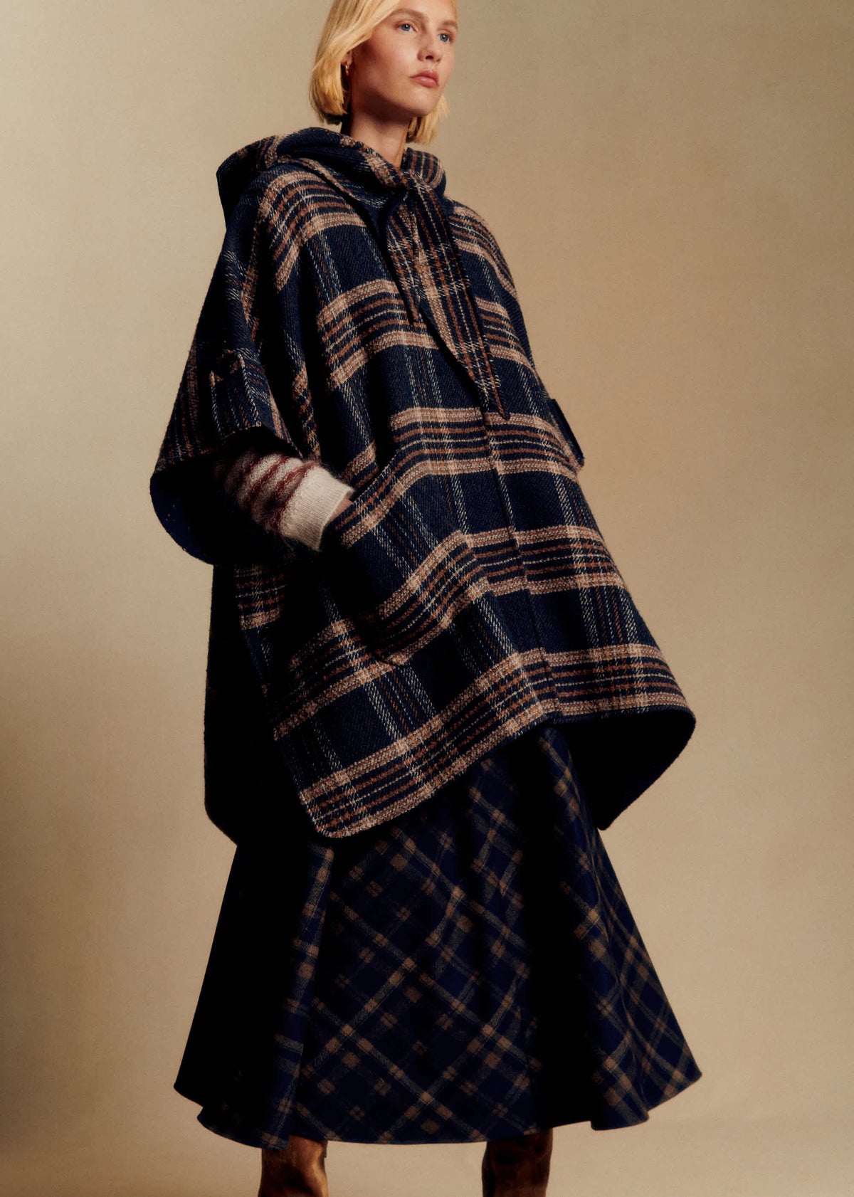 Manteau Gabriello - Bleu Ocre
