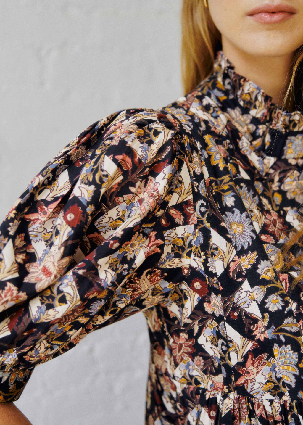 Robe Toma - Sézane x SEA NY - Patchwork Sylvania