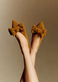 Ballerines Low Stefania - Ocre Velours