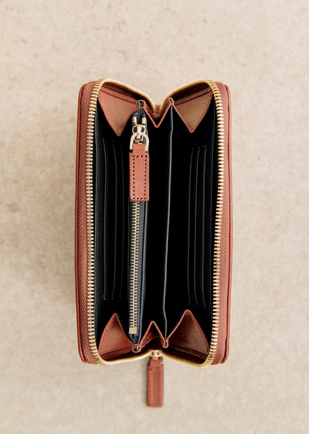 Portefeuille Victoria - Cuir Naturel Héritage
