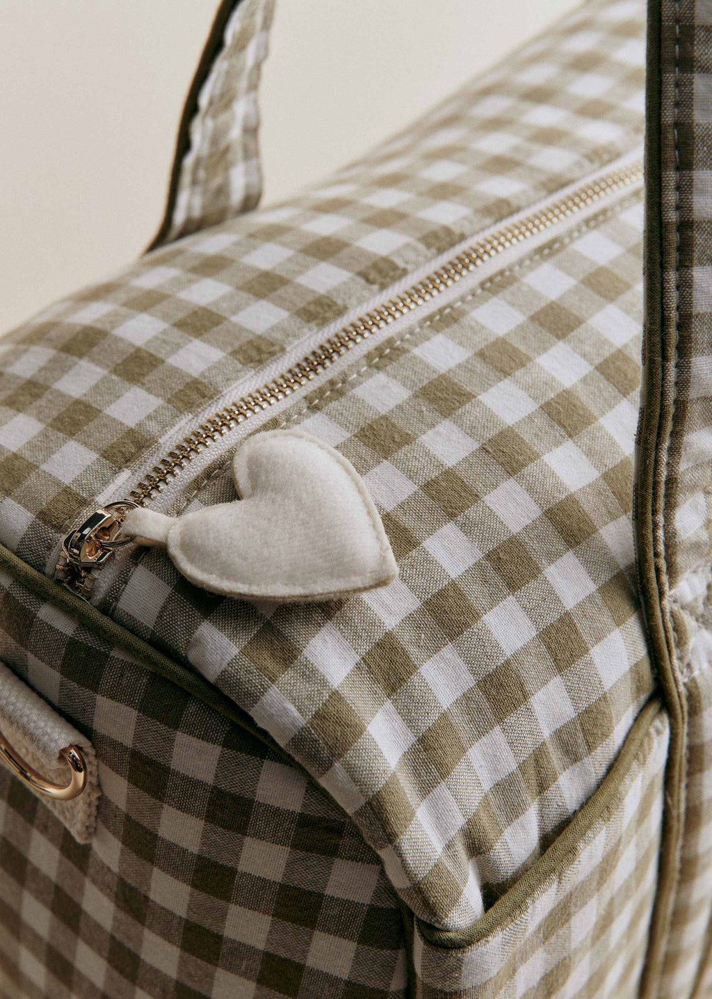 Sac à langer - Vichy Vert