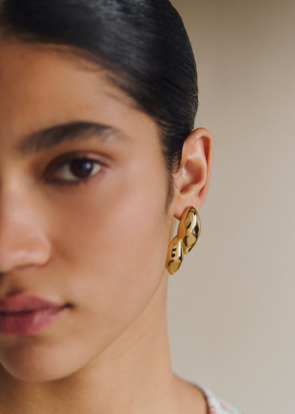 Boucles d'oreilles Raquel - Doré