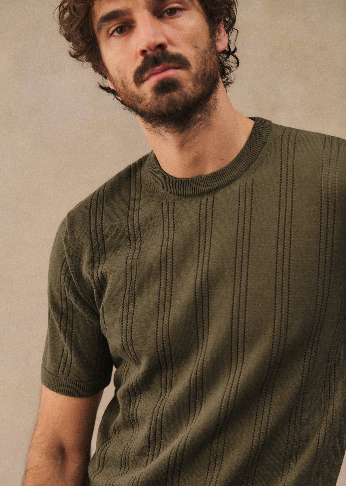 T-Shirt Maille Pio - Kaki