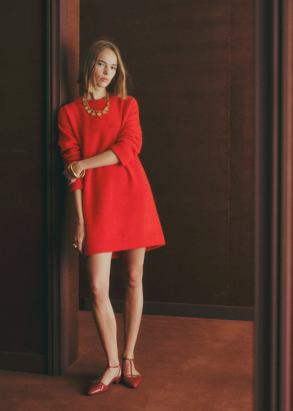 Robe Freja - Rouge