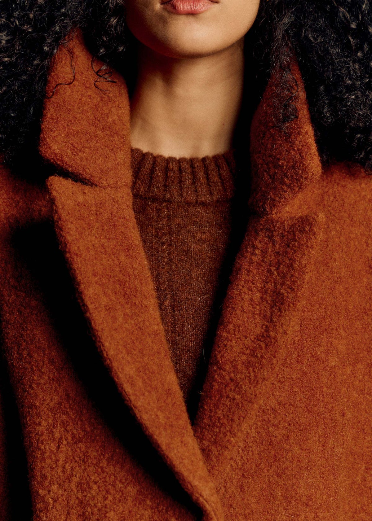 Manteau Ander - Cannelle