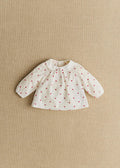 Blouse Lilou - Blanc / Broderie Rouge