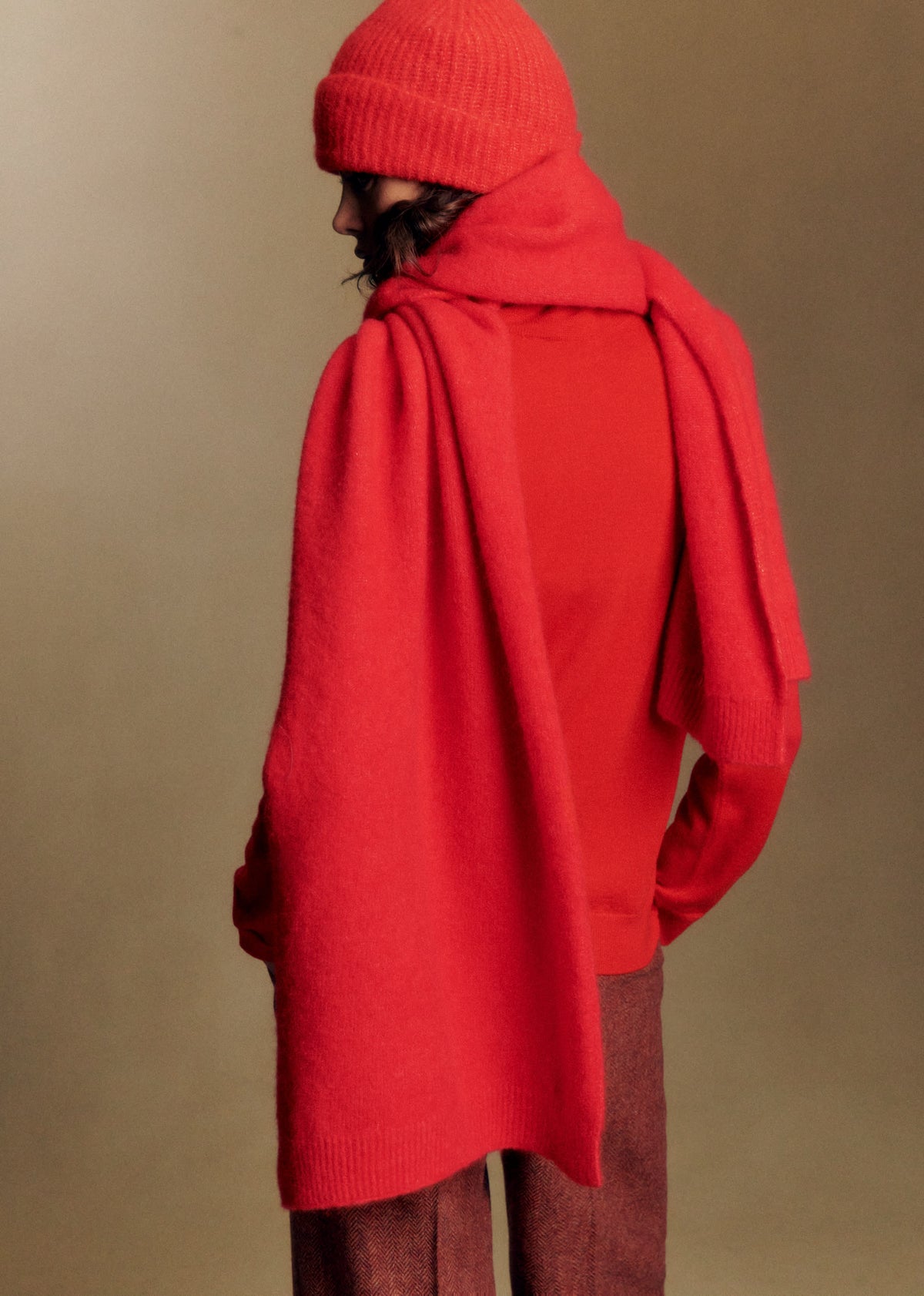 Echarpe Marianne - Rouge