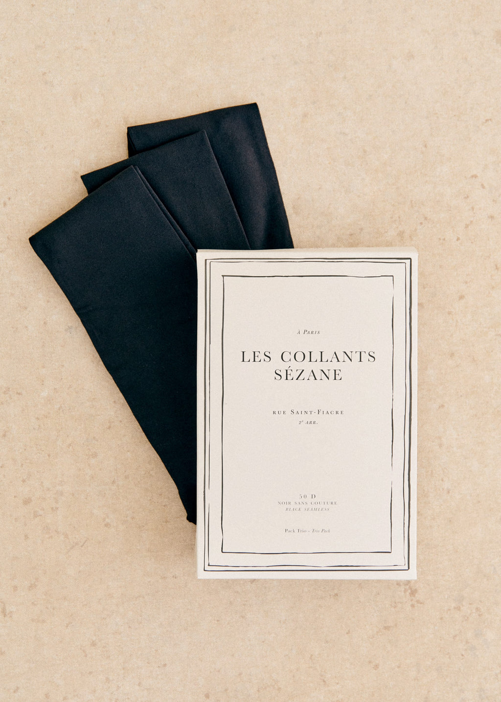 Pack de 3 collants - Noir / 50D Seamless