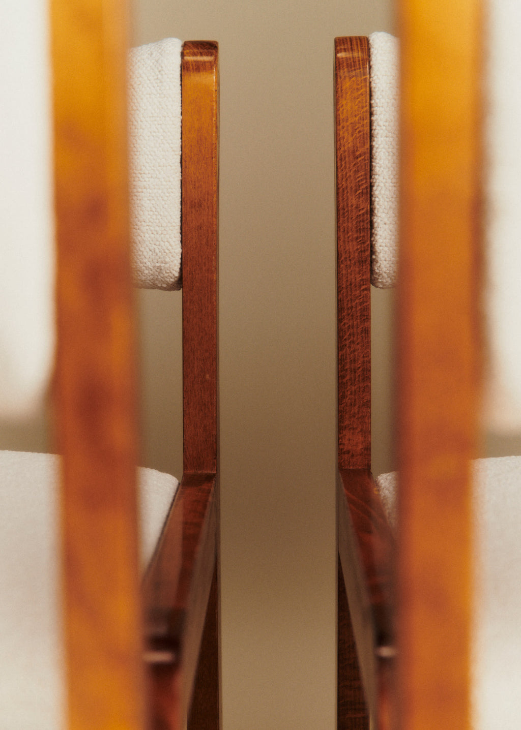 Lot de 6 chaises vintage Bauman - Hêtre teinté