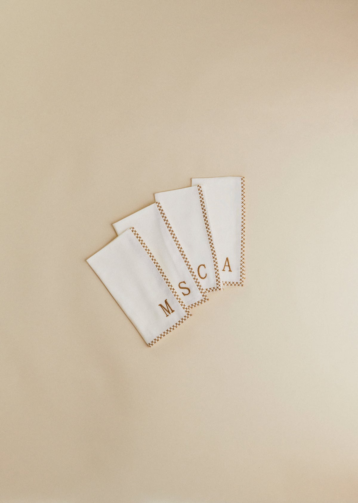 Serviette Monogramme - lettre S
