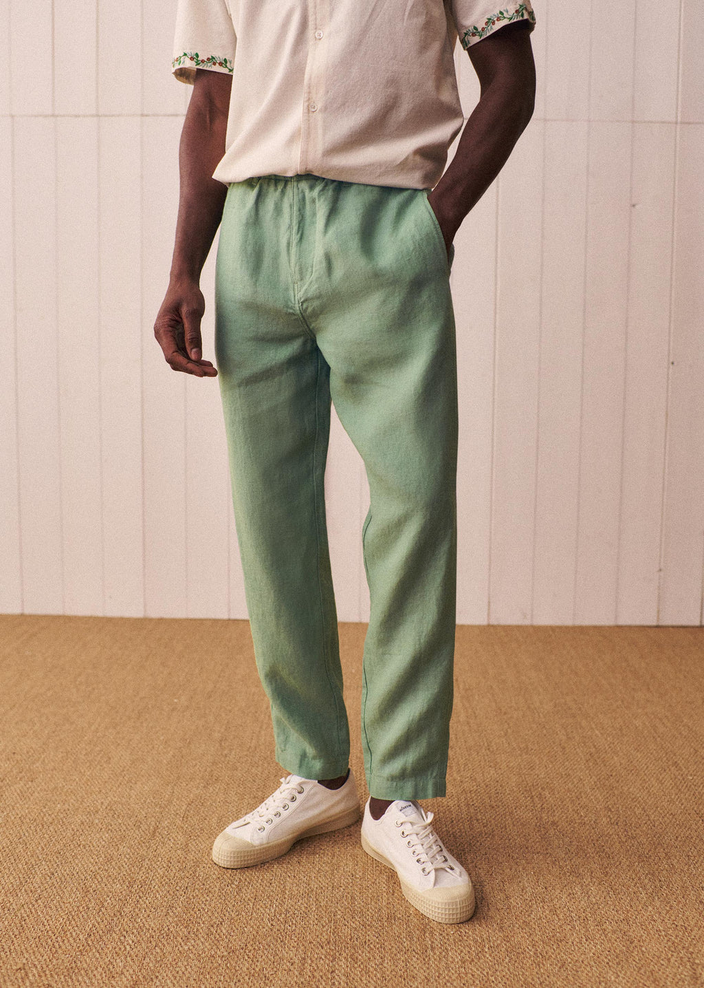 Pantalon Shane Lin - Vert Clair