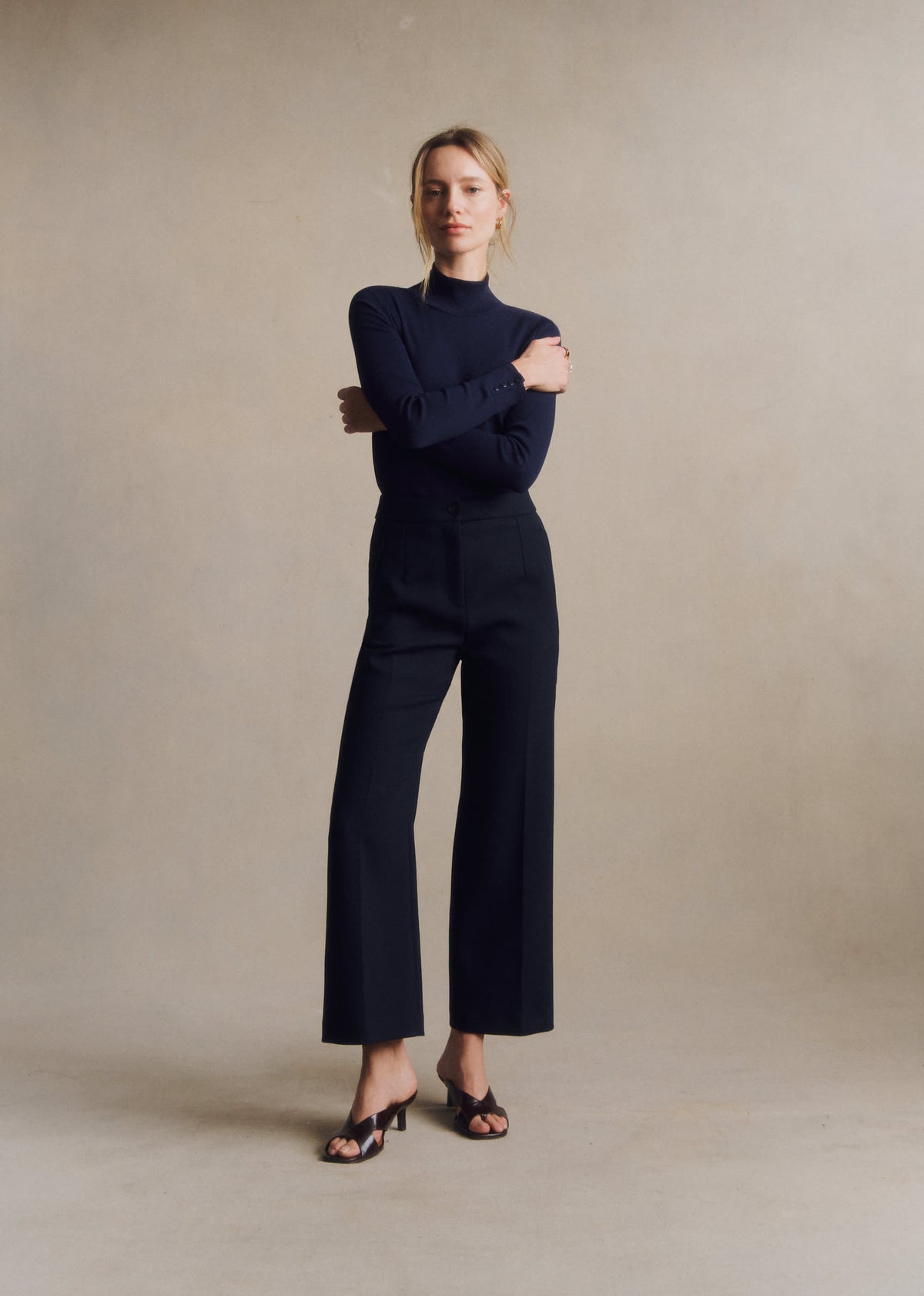 Pantalon Martin Crop - Marine