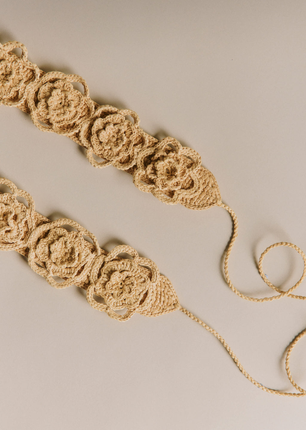 Ceinture Elya - Raphia Naturel