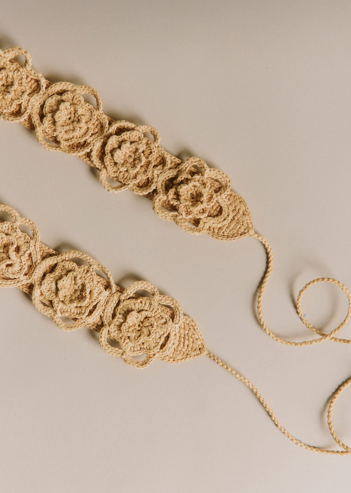 Ceinture Elya - Raphia Naturel