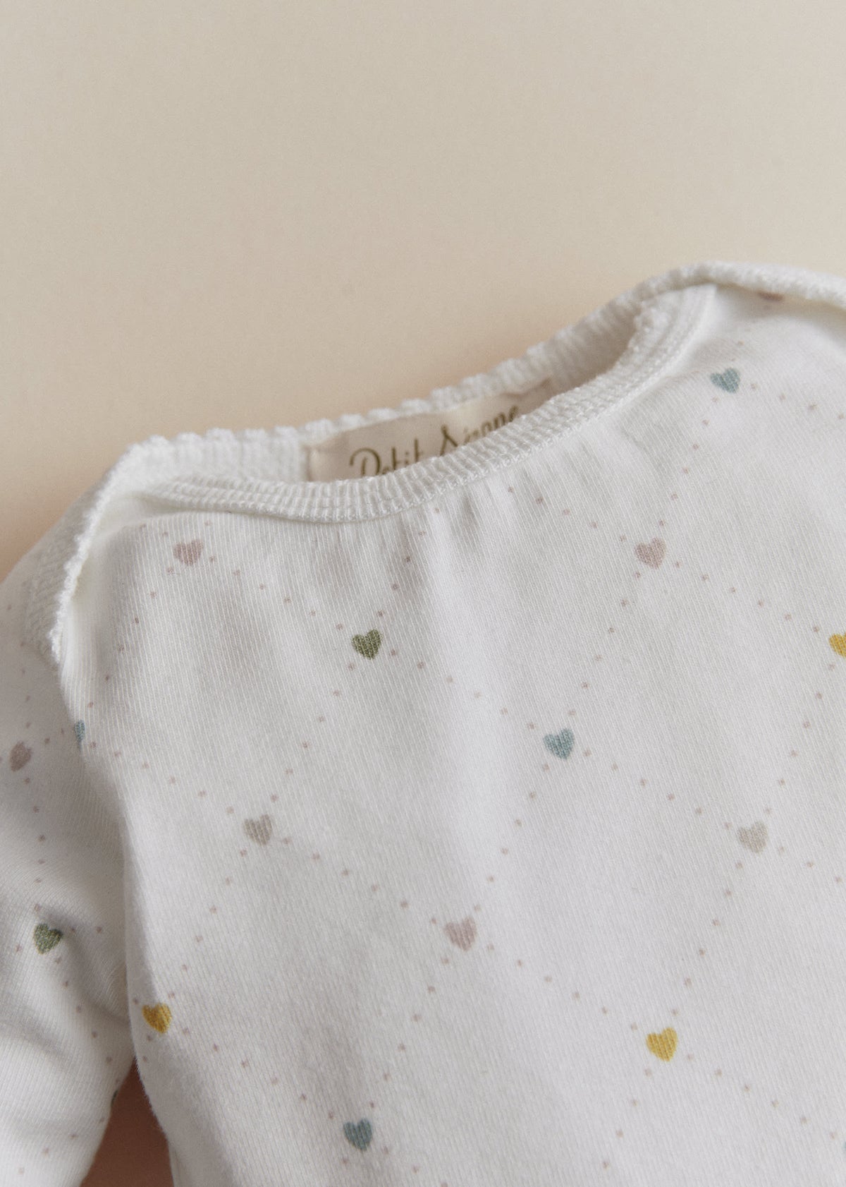 Body Icare - Imprimé Coeur Croisillon Pastel