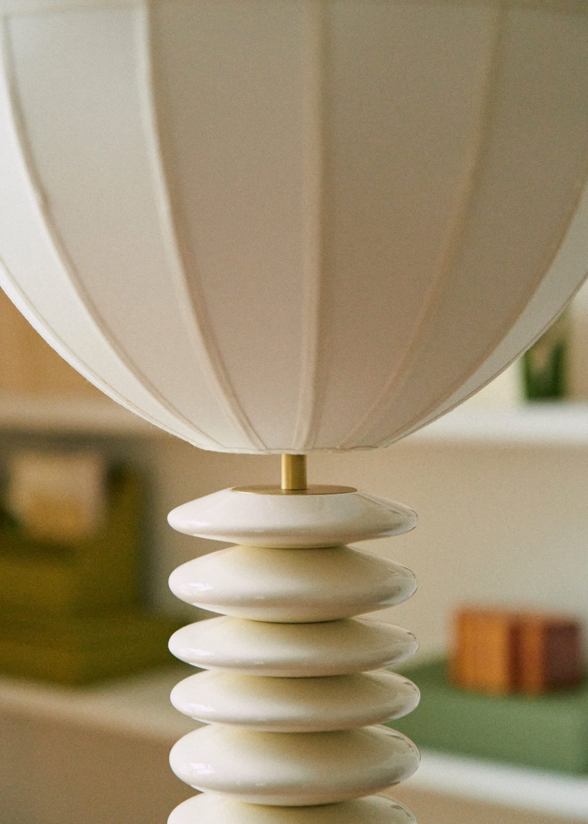 Lampe Tango - écru - Abat-jour Tango - Coton écru