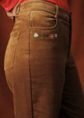 Pantalon Le Wide Leg - Sézane x Baziszt - Jardin Fond Beige