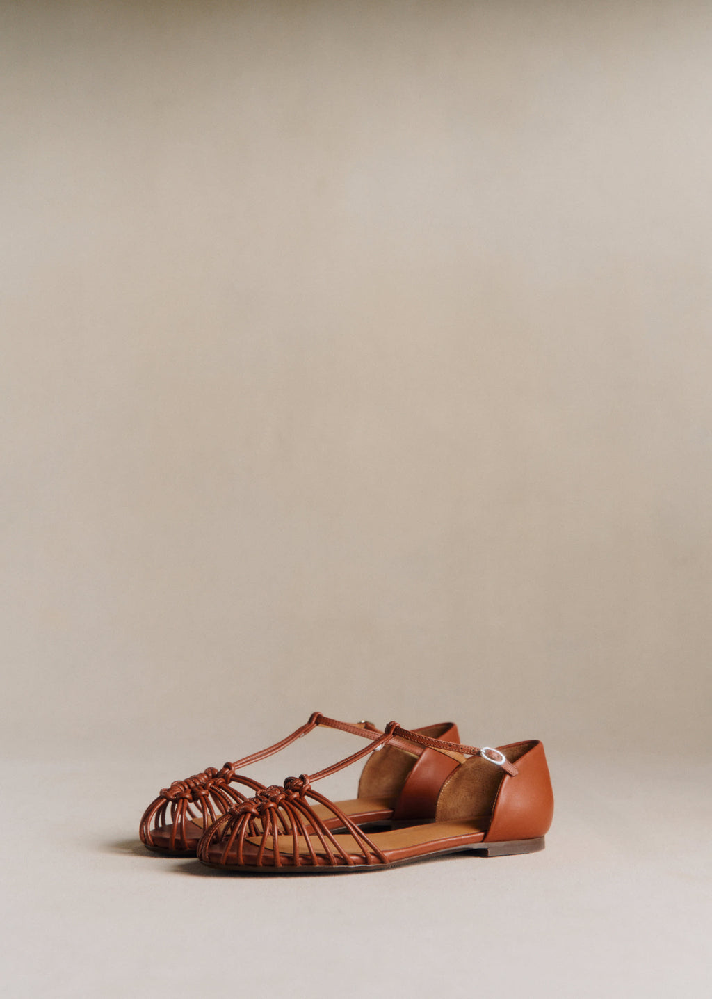 Sandales Low Mira - Cuir Naturel