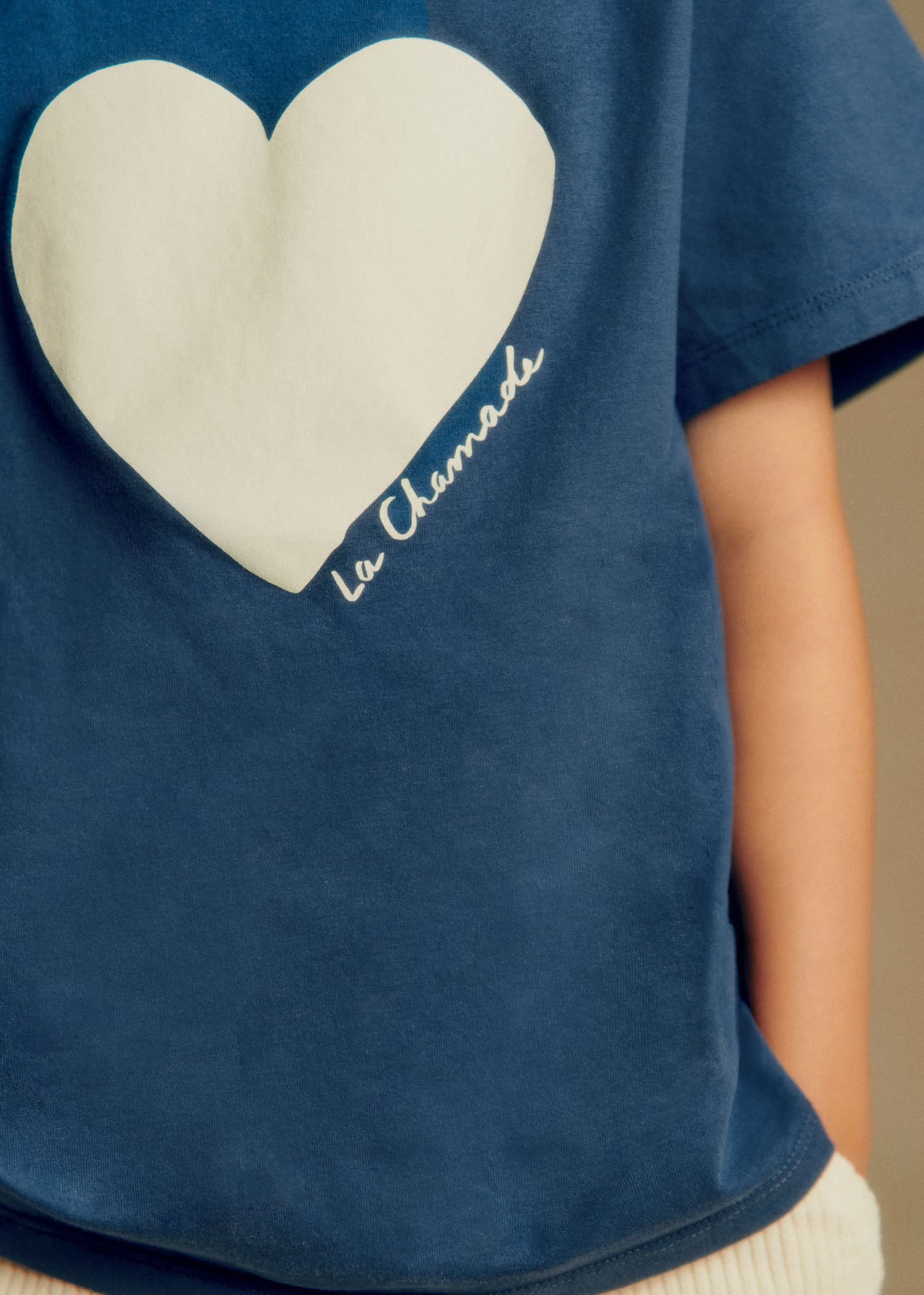 T-Shirt La Chamade - Bleu indigo / Ecru