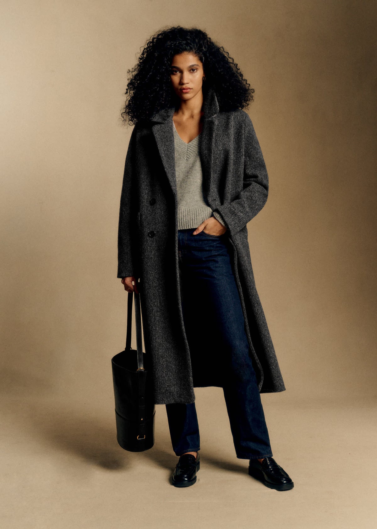 Manteau Jefferson - Noir Gris
