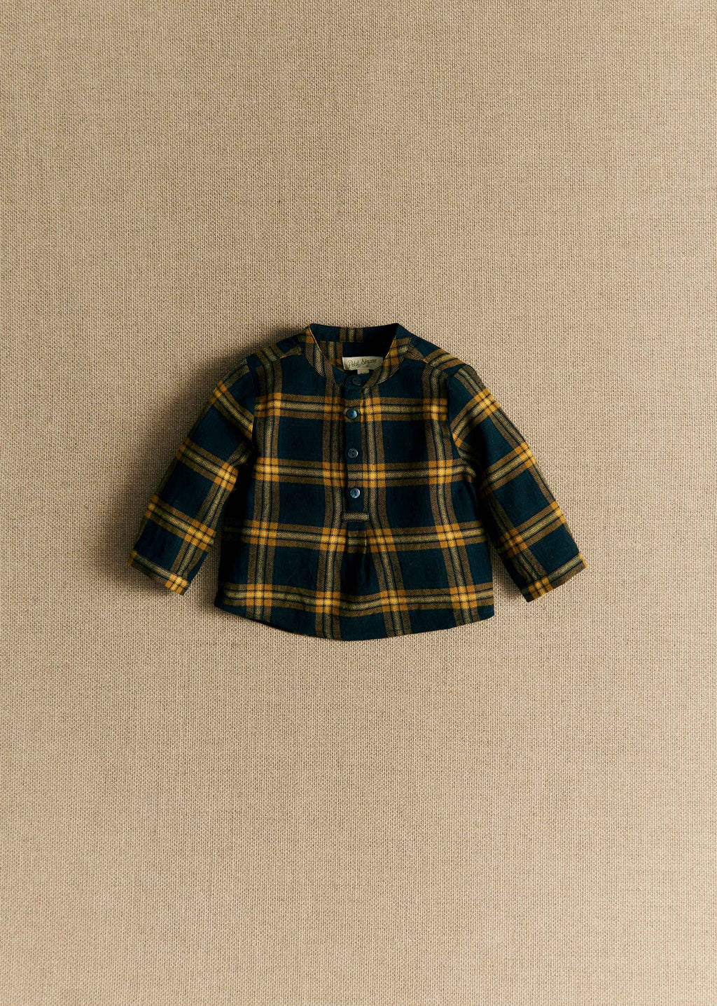 Chemise Sacha - Carreaux Bleu Nuit