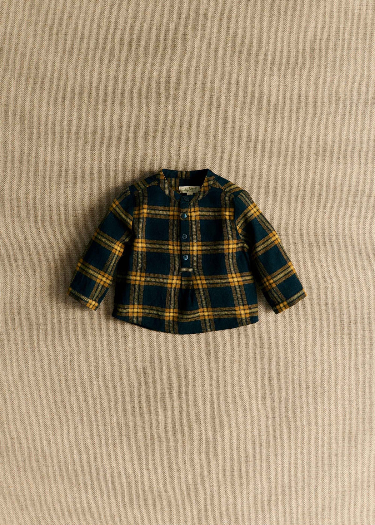 Chemise Sacha - Carreaux Bleu Nuit