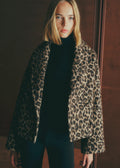 Manteau Ambre - Jacquard Leopard