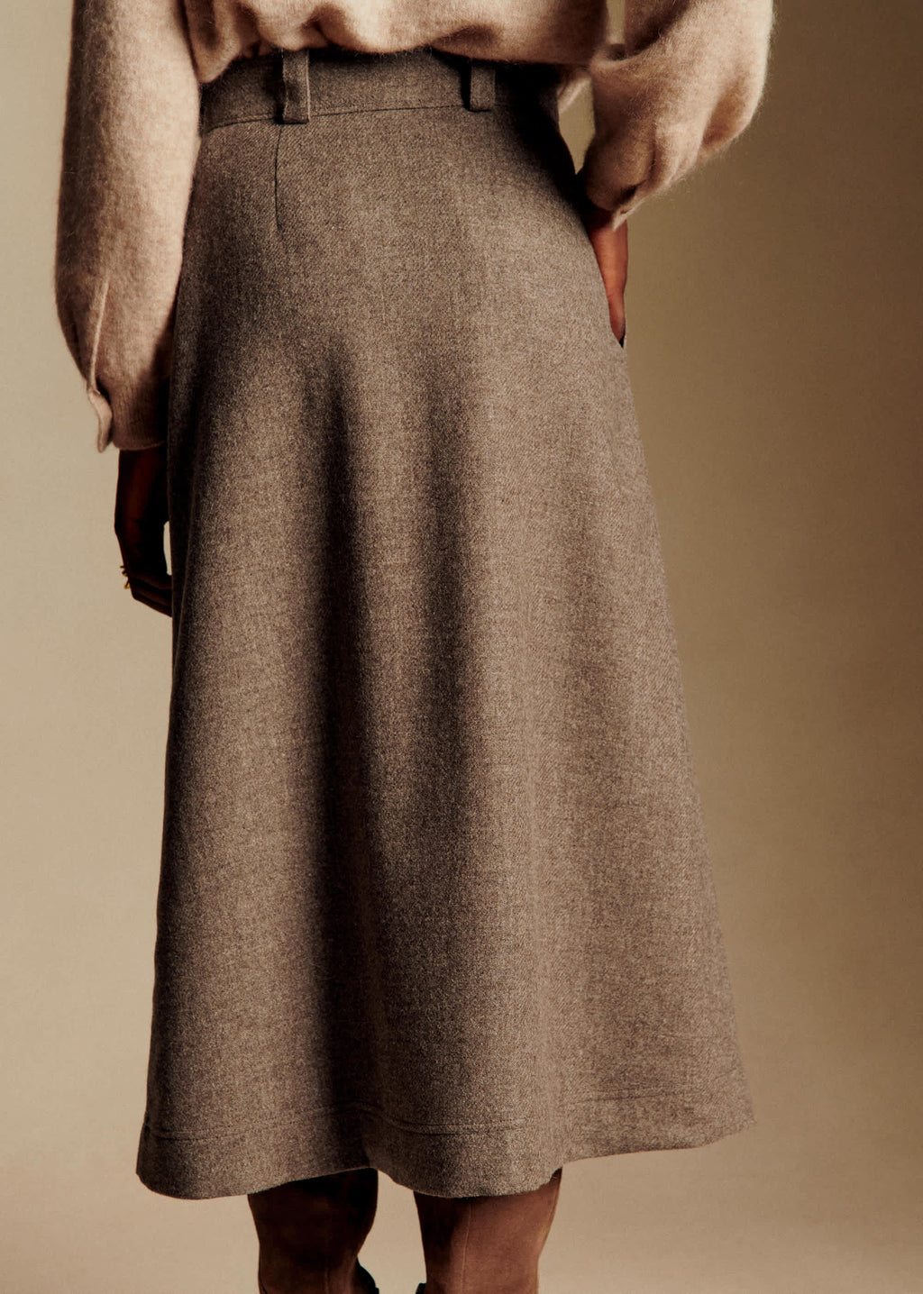 Jupe Clarine - Taupe