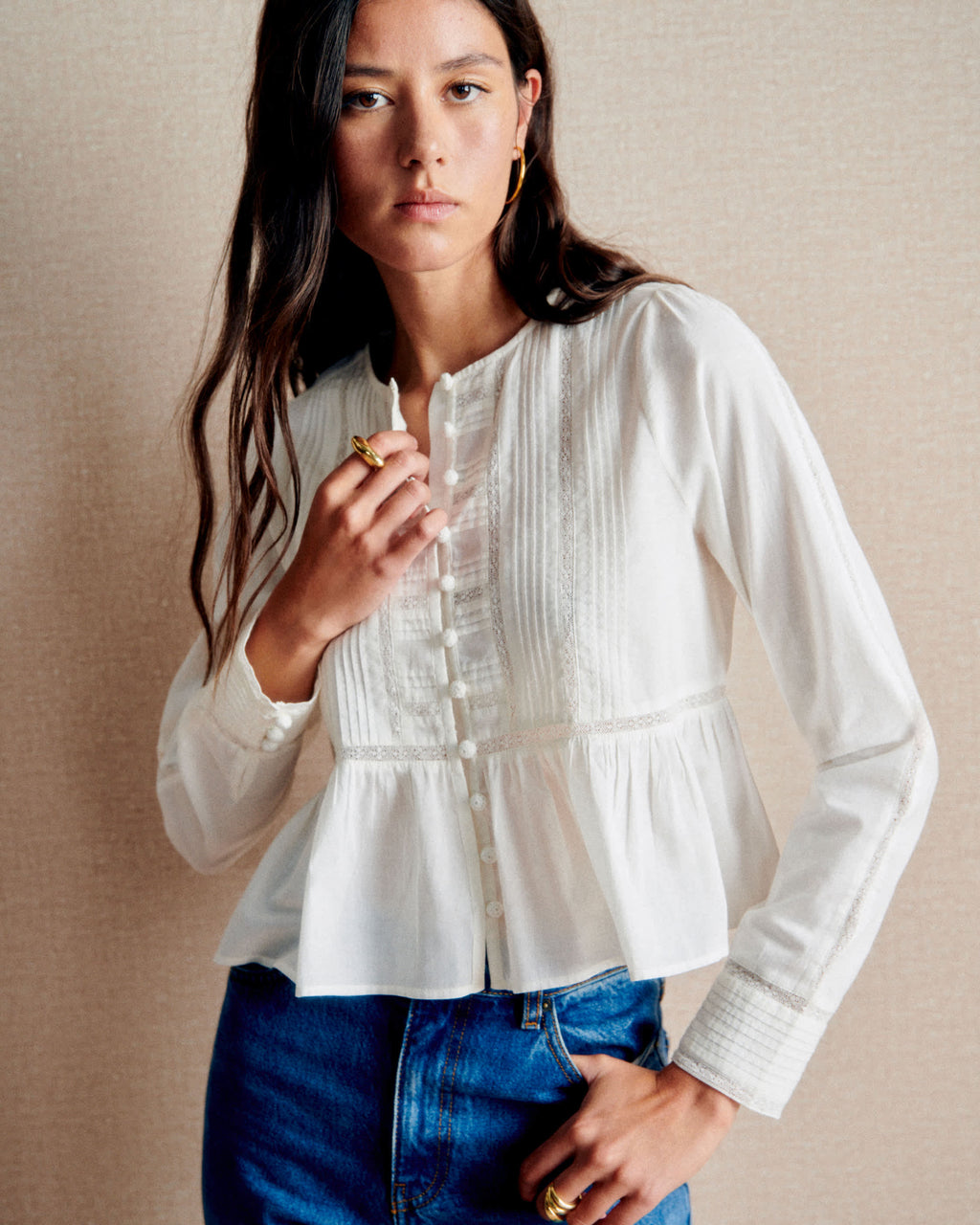 Blouse Charlina - Ecru