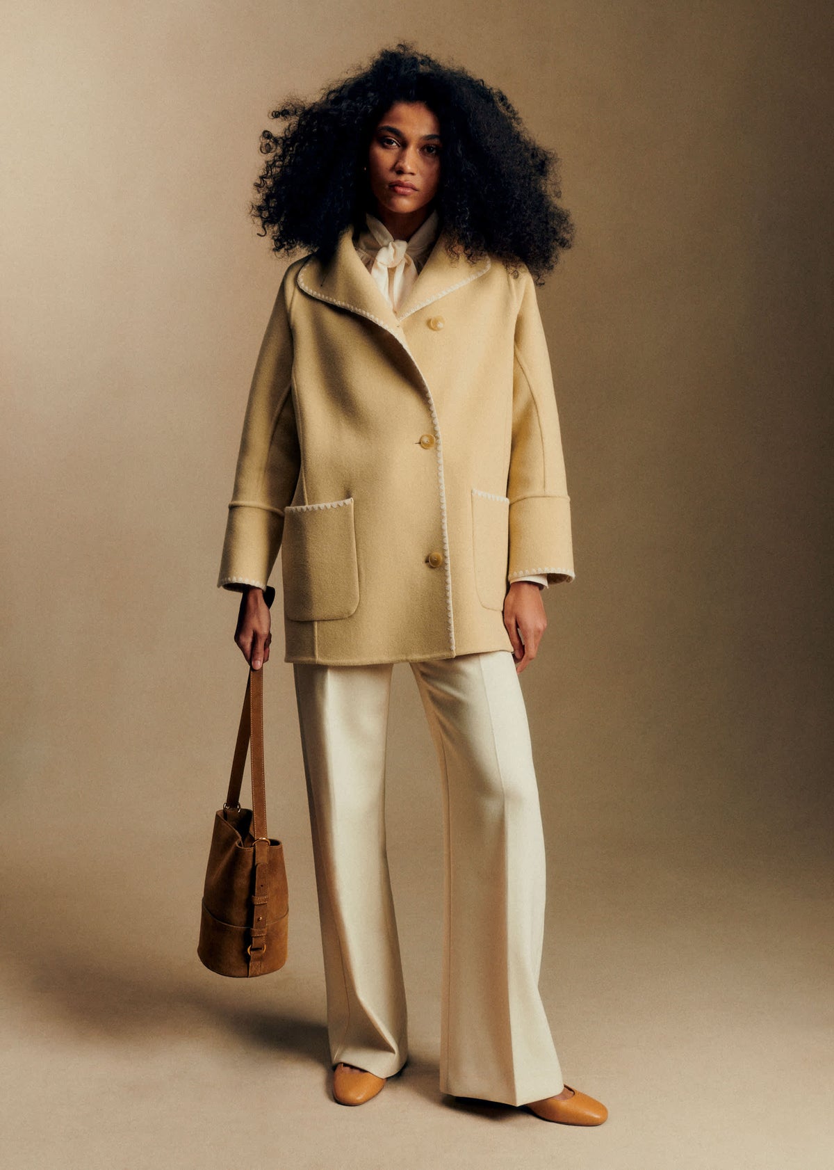 Manteau Rafael - Paille