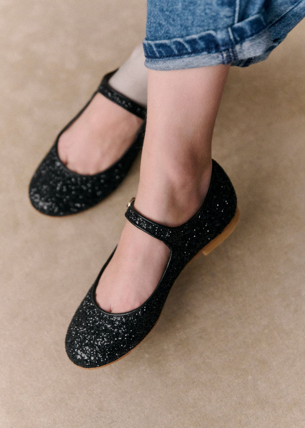 Ballerines Paula - Noir Paillette