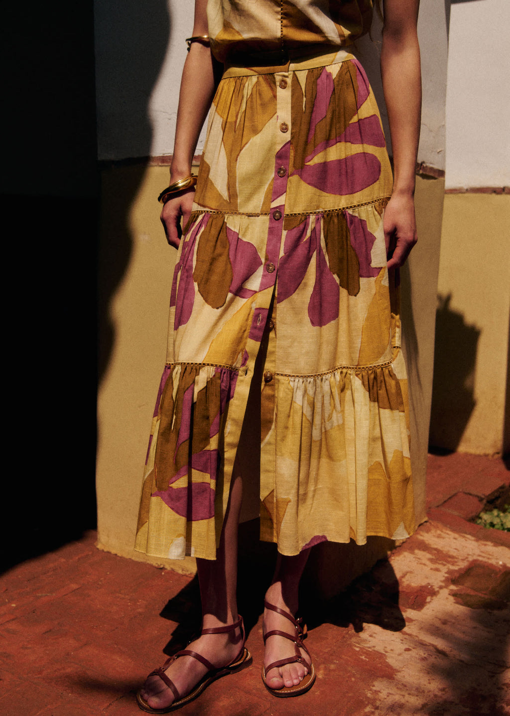Jupe Loffia - Imprimé Luanda