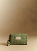 Trousse de beauté velours milleraie - Sauge