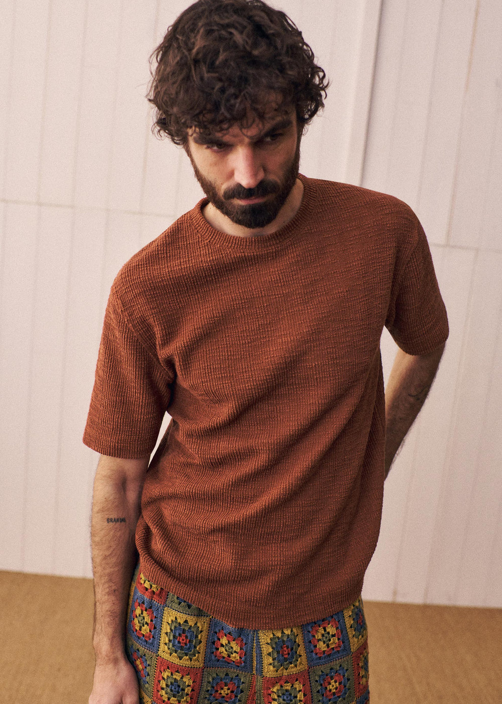 T-Shirt Mael - Rouille