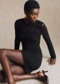 Robe Hildy - Dentelle Noire