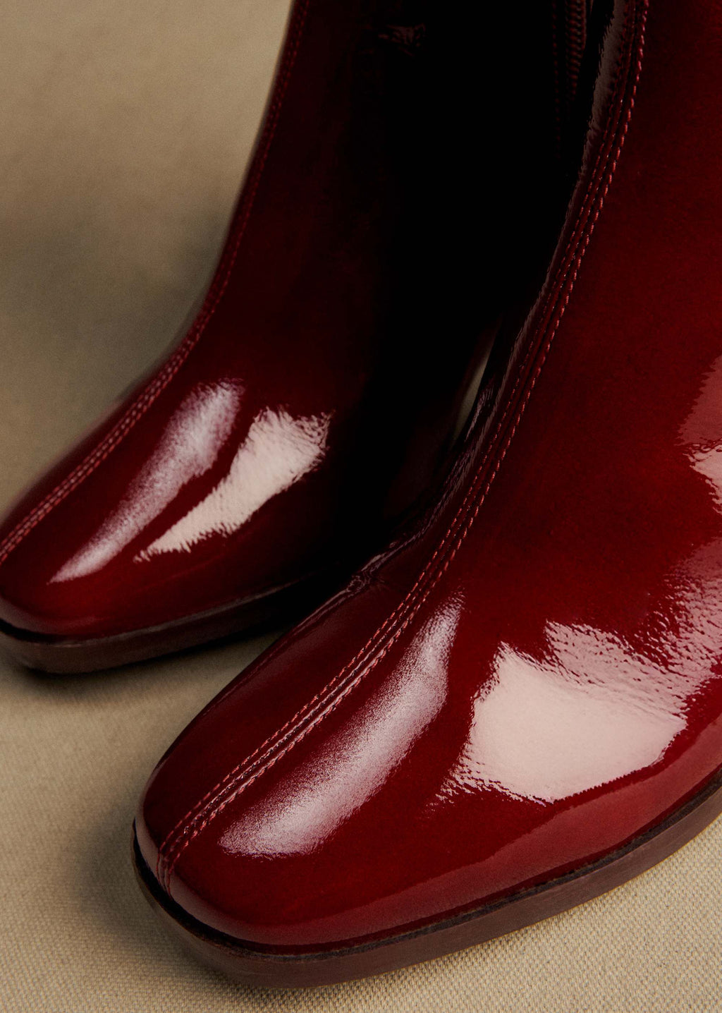 Bottines Axelle - Pourpre Vernis