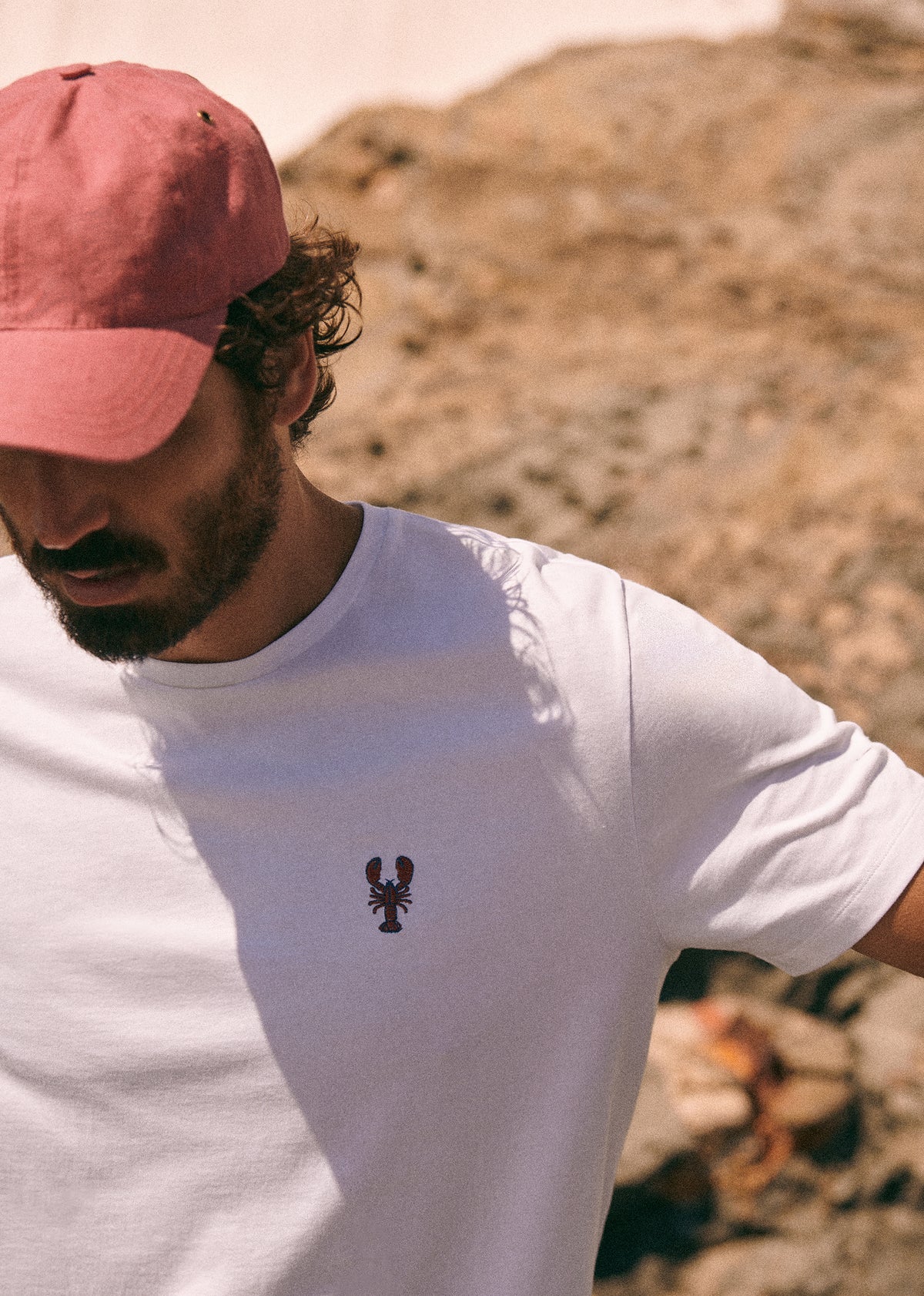 T-Shirt Homard - Blanc