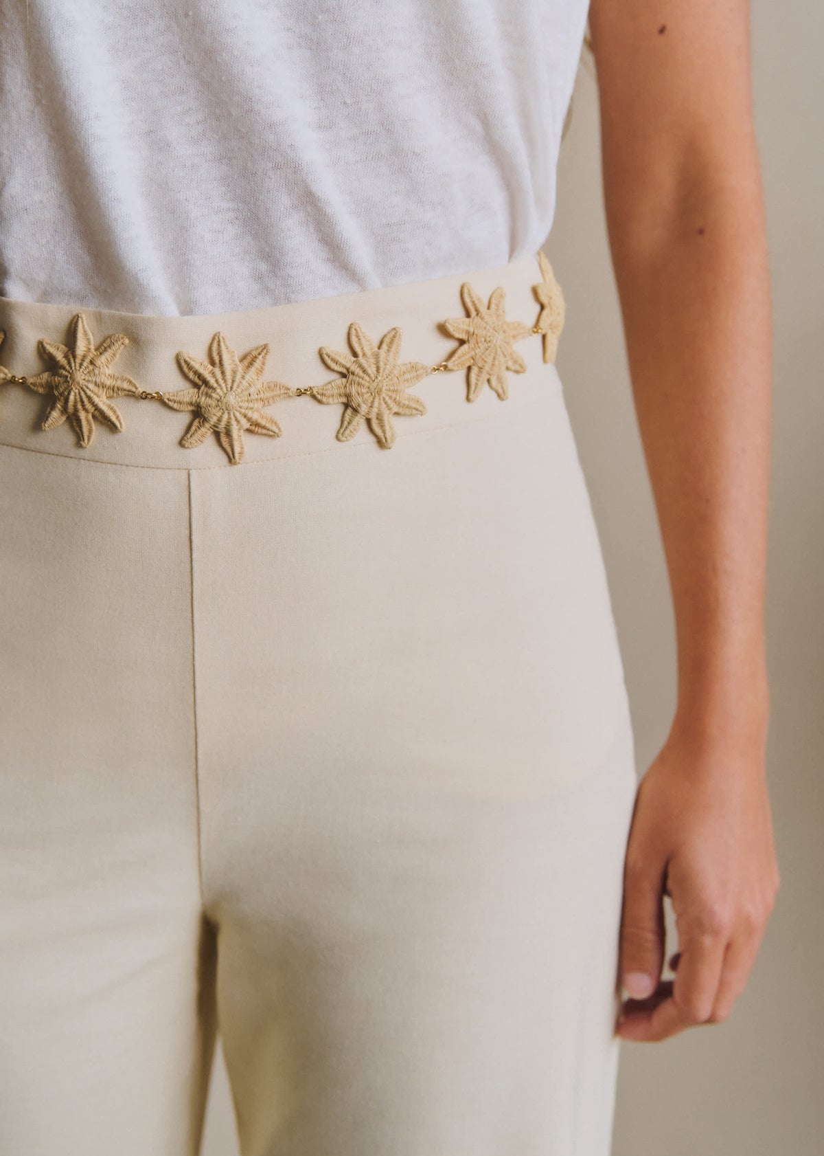 Ceinture Marie - Raphia Naturel