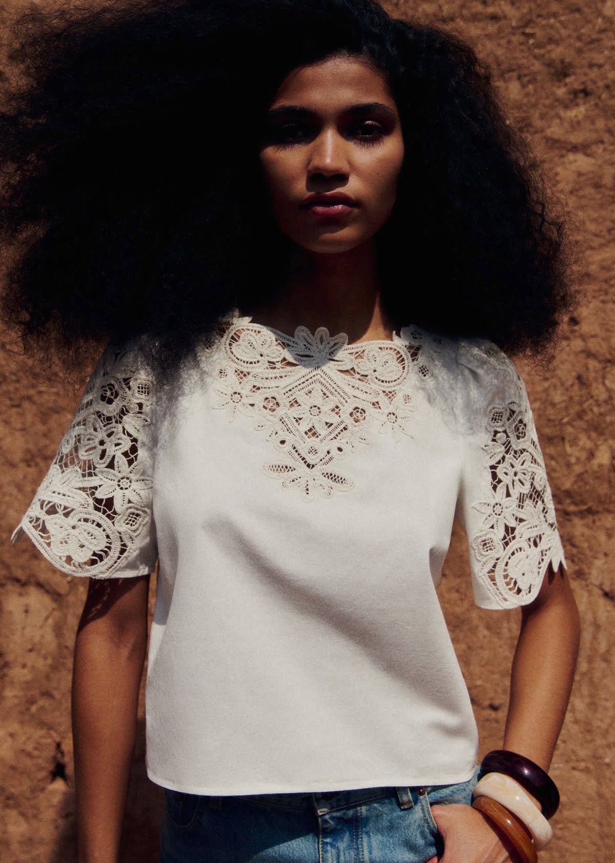 Blouse Suza - Ecru