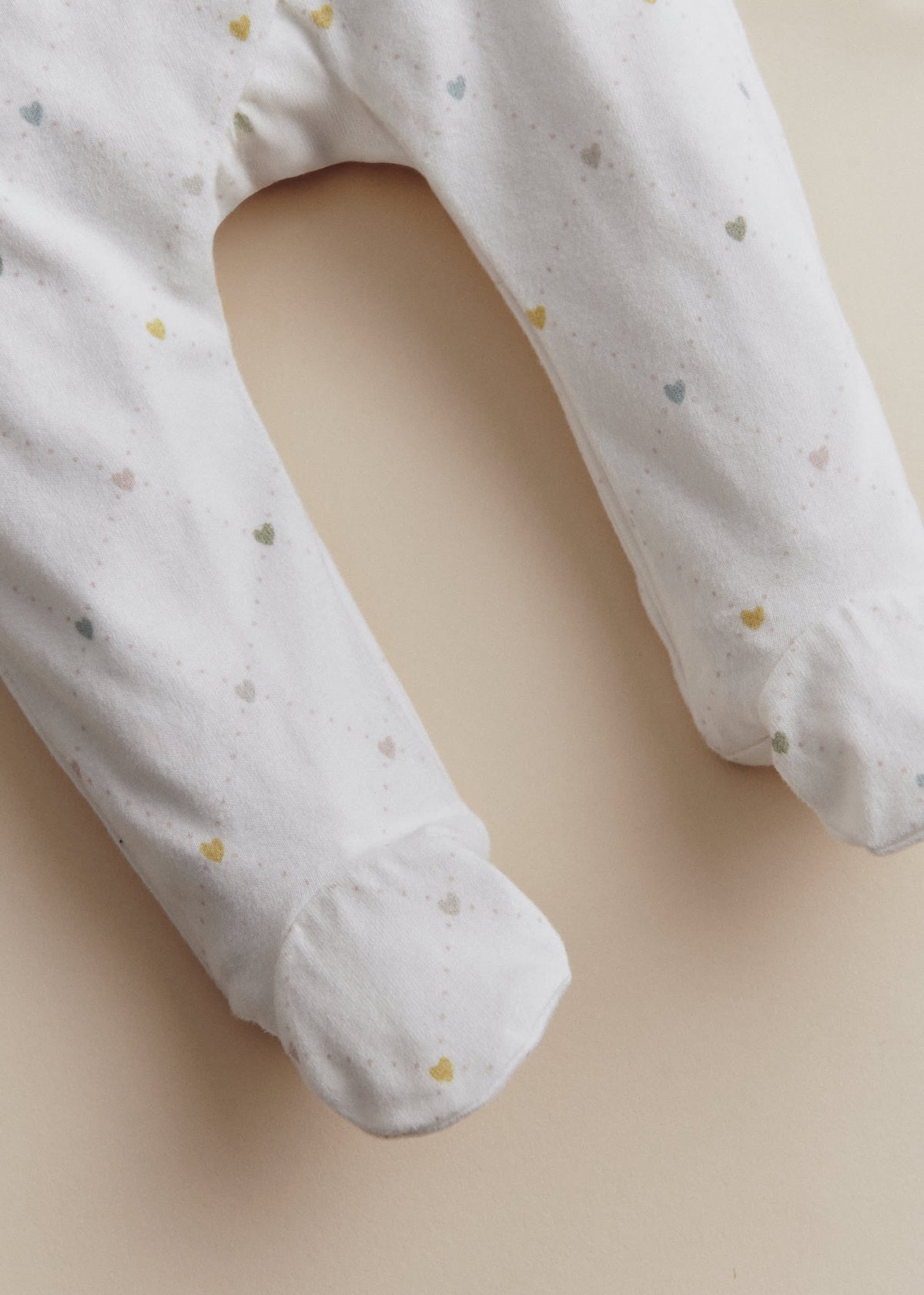 Pyjama Cléophée - Imprimé Coeur Croisillon Pastel