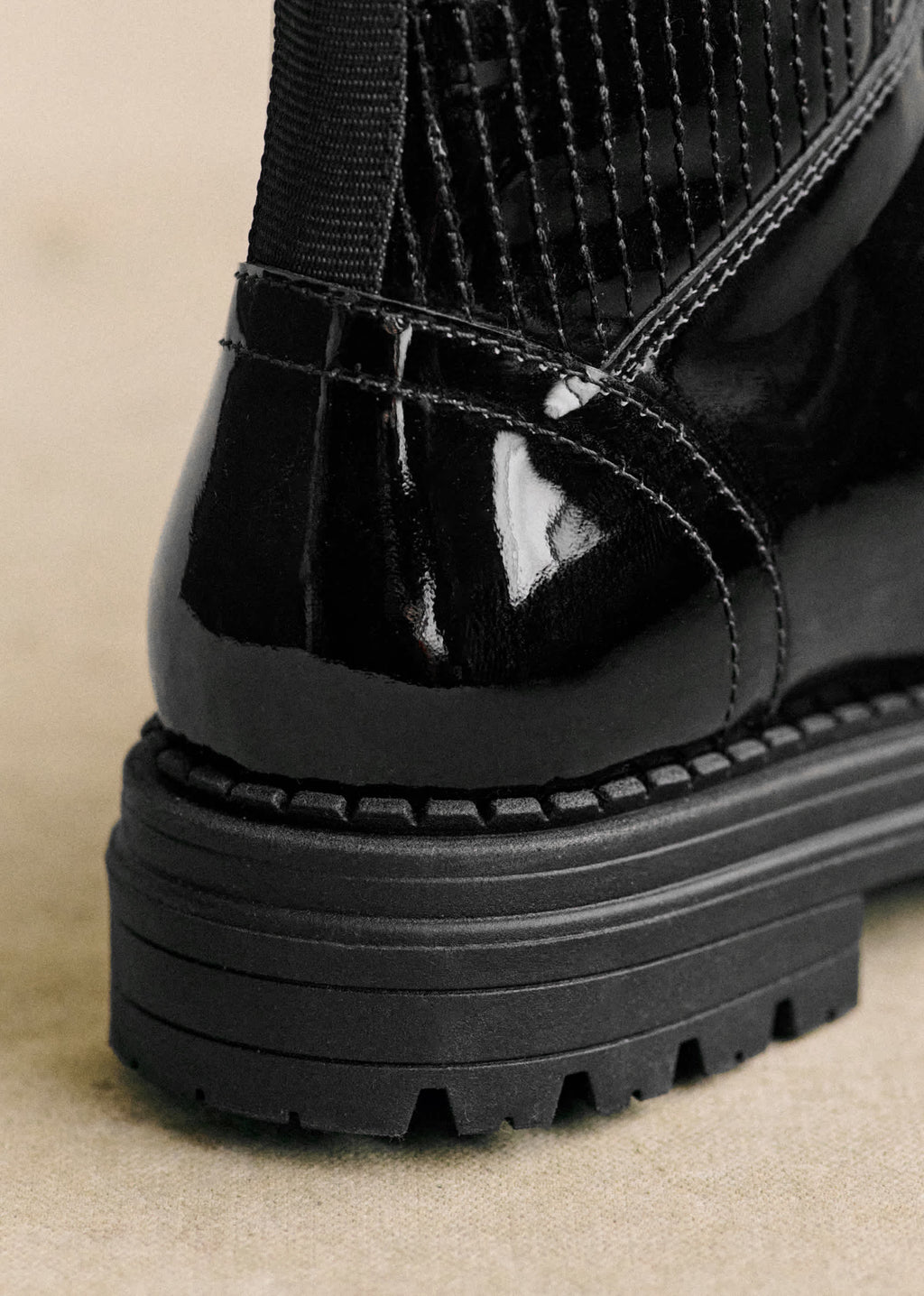 Bottines Low Niels - Noir Vernis