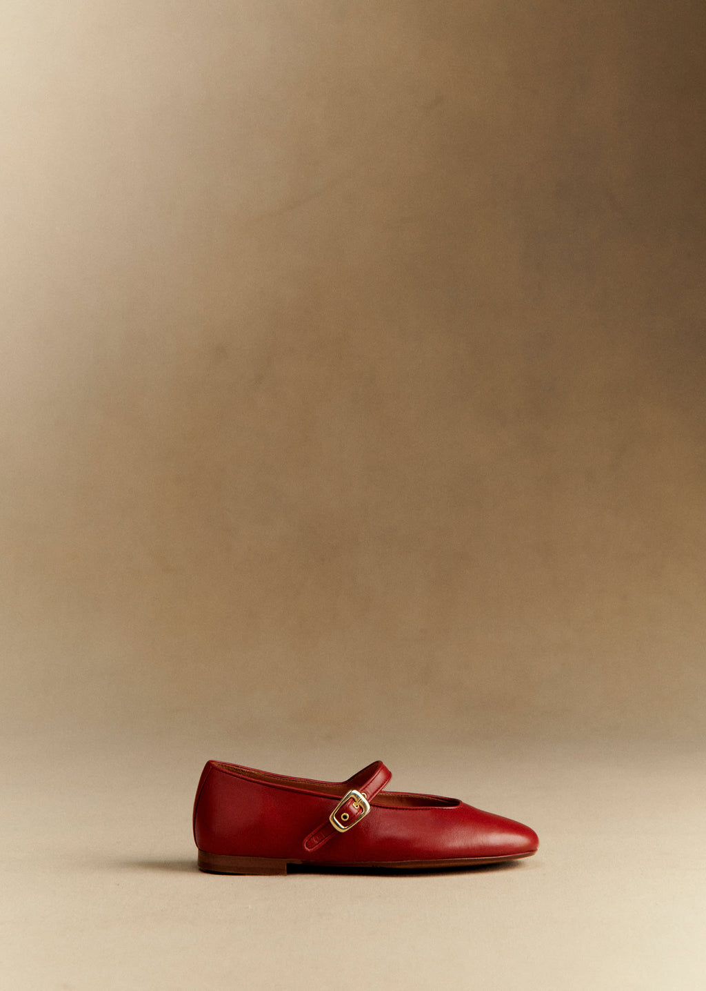 Ballerines Low Valentin - Rouge Lisse